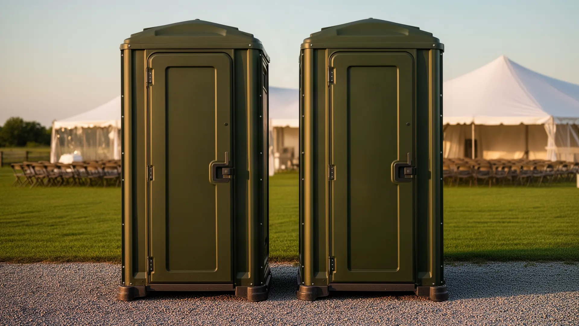Clean porta potty unit from Trout Creek Porta Potty Rental in Bala Cynwyd, PA
